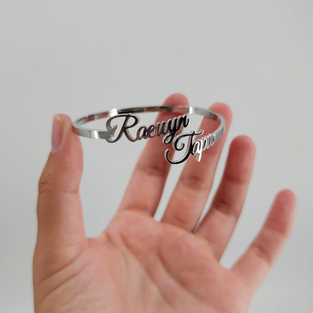 Custom Bracelet - Two Name Band