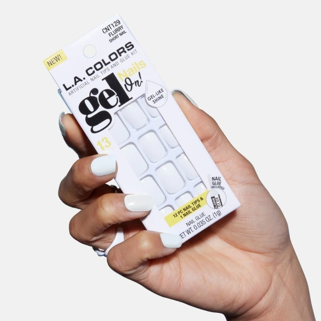 LA Colors Gel Nail Set WHITE