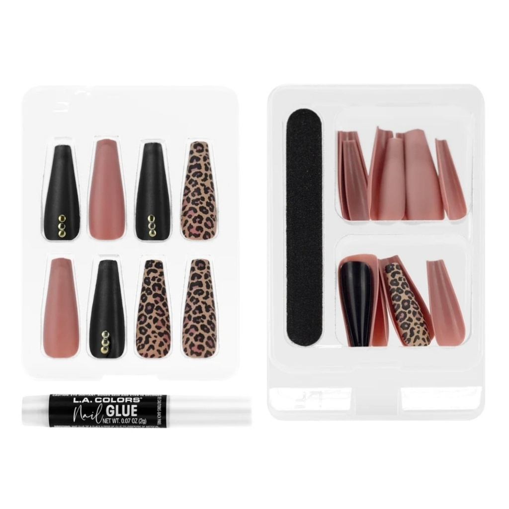 LA Colors Lavish Nails WILD RUSH