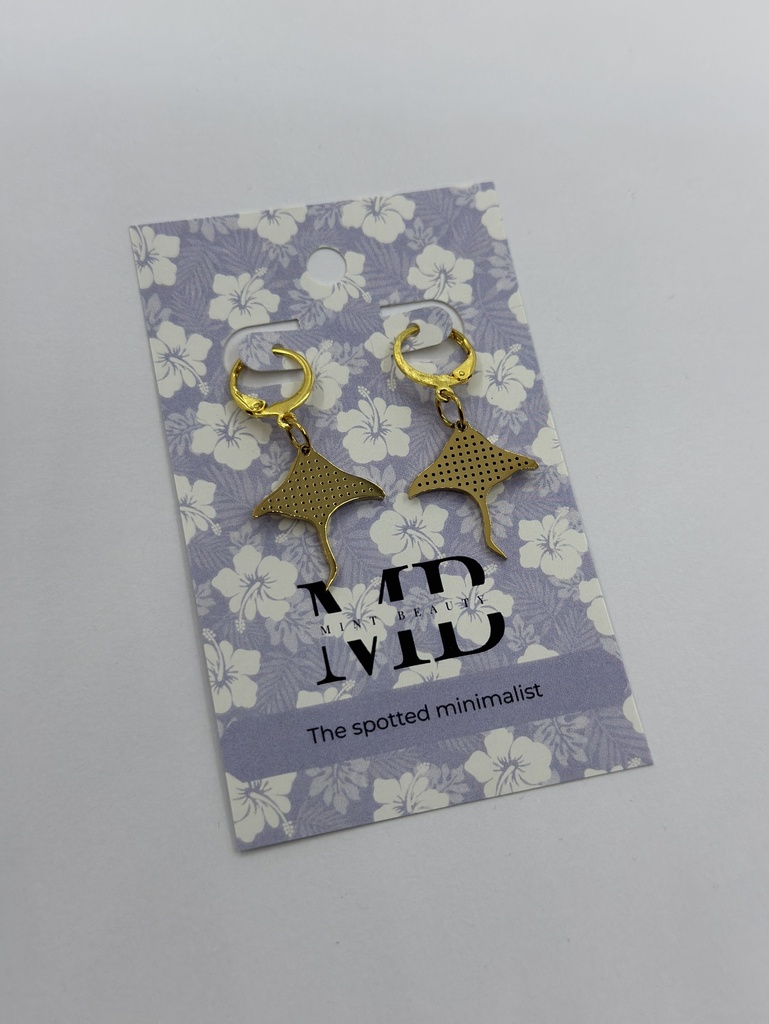 Eagle Ray Earrings GOLD