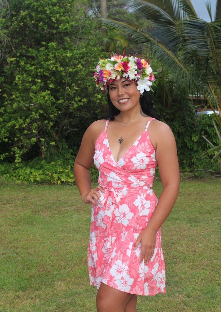 Nane Wrap Dress CORAL