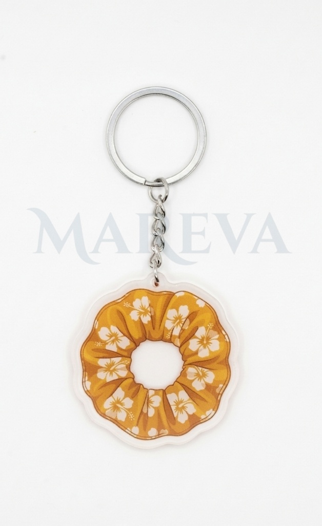Scrunchie Keychain ORANGE