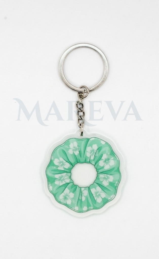 Scrunchie Keychain GREEN