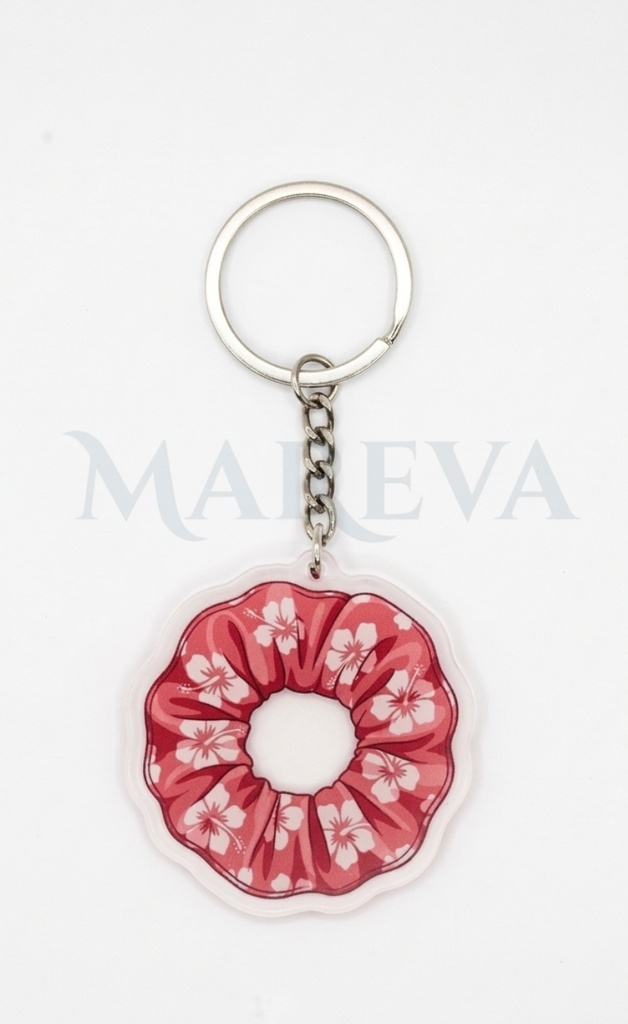 Scrunchie Keychain PINK