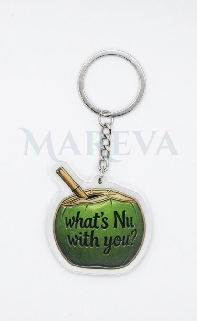 What's Nu With You? Keychain