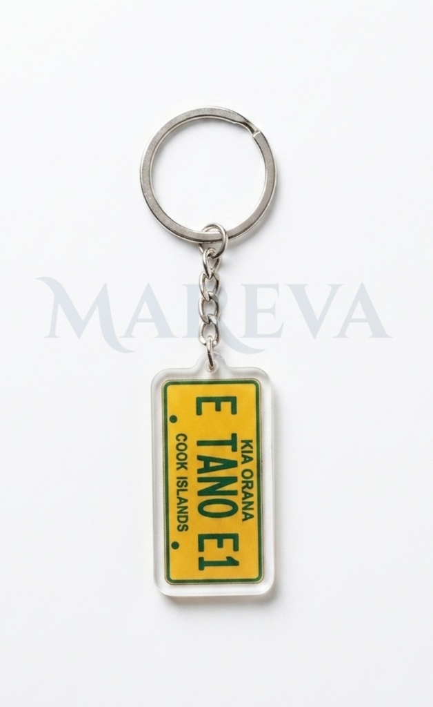 Number Plate Keychain