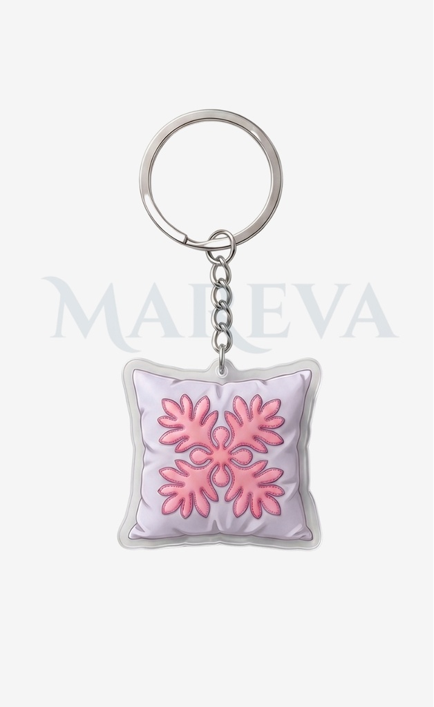 Tivaevae Cushion Keychain