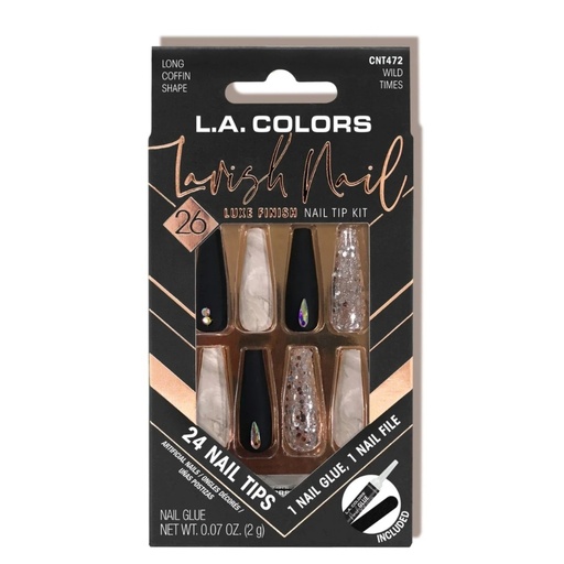 LA Colors Lavish Nails WILD TIMES