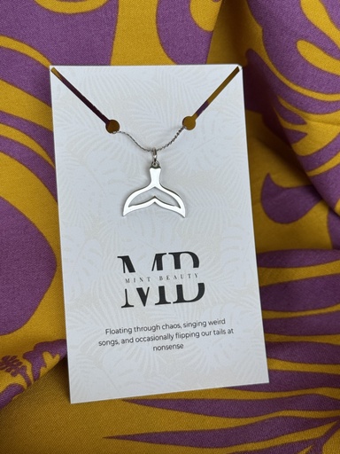 Whale Tail Necklace SILVER