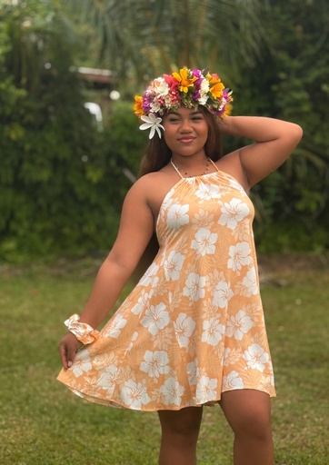 Aroa Dress Orange