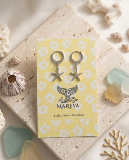 Etu Moana Earrings SILVER