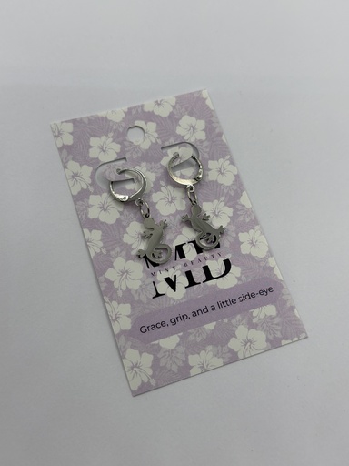 Moko Earrings SILVER