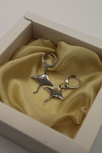 Eagle Ray Earrings SILVER