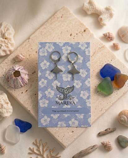 Eagle Ray Earrings SILVER