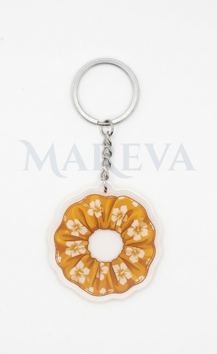 Scrunchie Keychain ORANGE