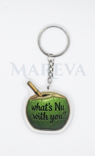 What's Nu With You? Keychain