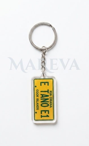 Number Plate Keychain